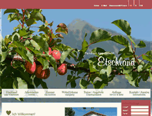 Tablet Screenshot of garni-etschland.com